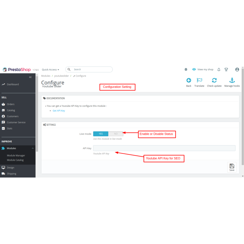Youtube Slider | Prestashop Modules | CodeEshop