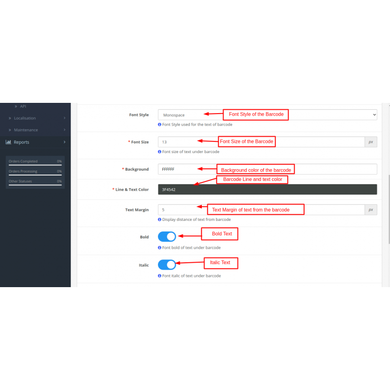 Bar Code Generator | Opencart Extension | CodeEshop
