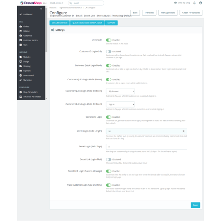 Multi-Mode Login Module