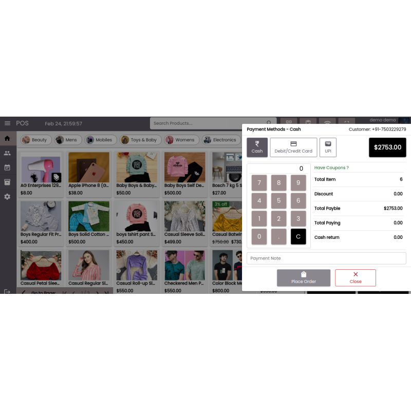 Point of Sale (POS) | Opencart Extension | CodeEshop