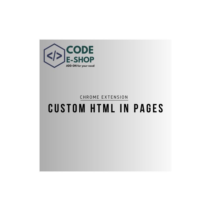 Custom HTML in Pages