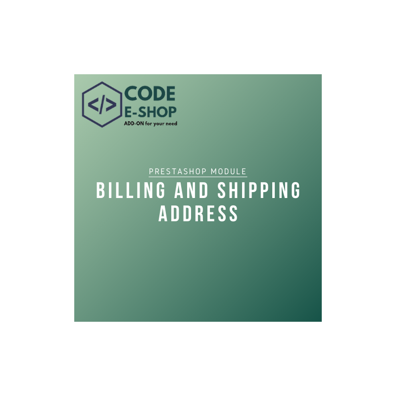 Billing and Shipping Address