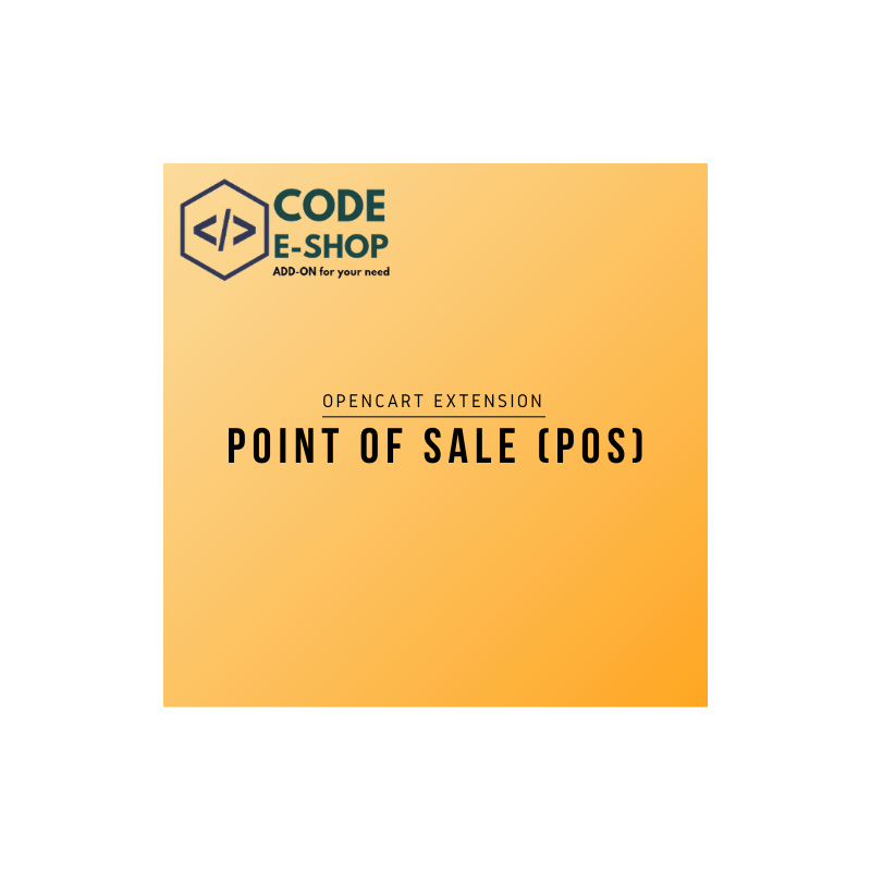 Point of Sale (POS) | Opencart Extension | CodeEshop