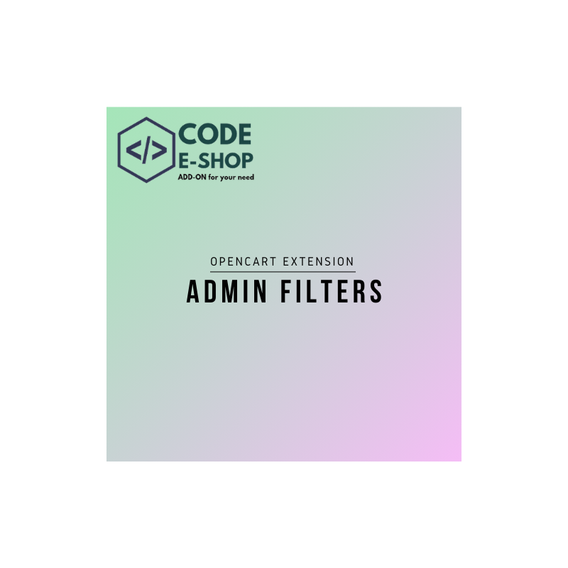 Admin Filters