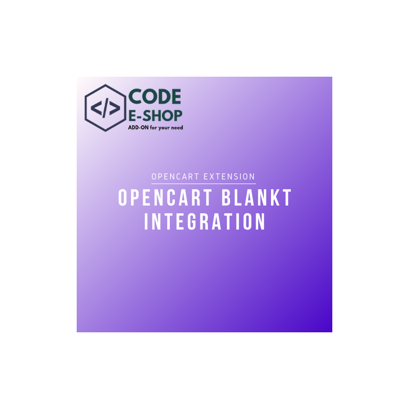 Opencart Blankt Integration