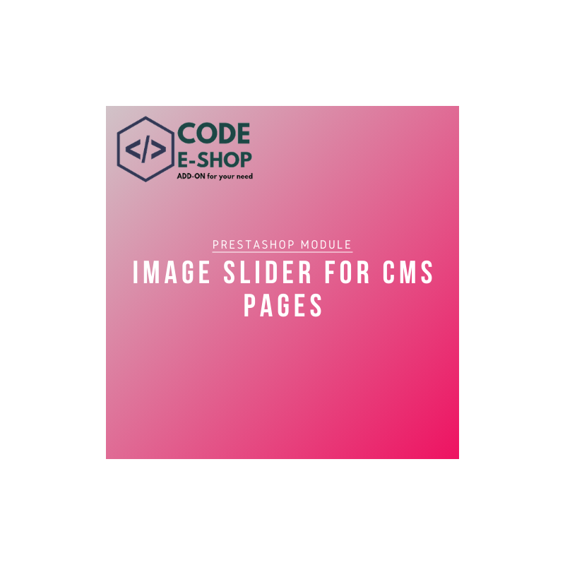 Image Slider for CMS pages