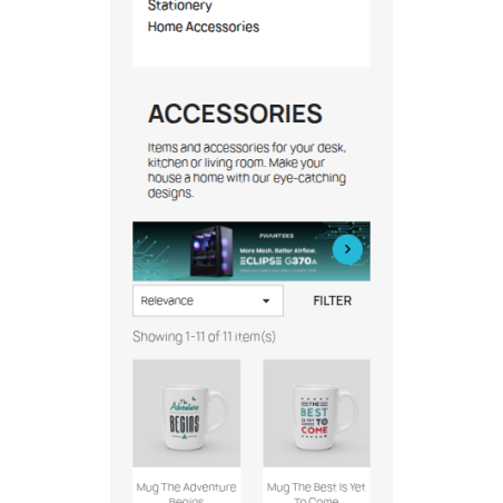 Image Slider for Category